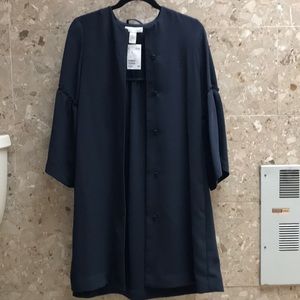 blazer dress with bell sleeve